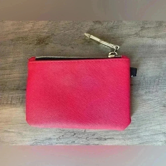 Victoria's Secret Women’s Vintage‎ Red Coin Purse Mini Zip Wallet - Picture 2 of 6